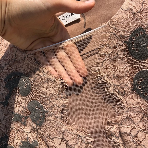 Offers Welcome:) Pristine Storia Lace Mini Dress - Picture 7 of 10